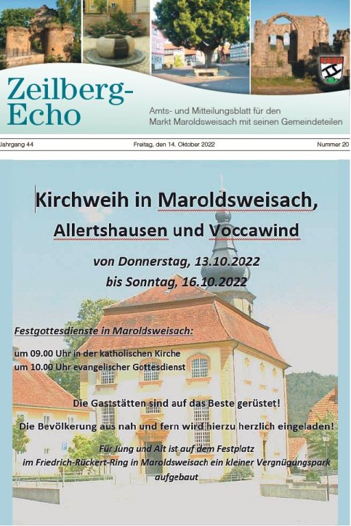 Bild Mitteilungsblatt Nr. 20/2022
