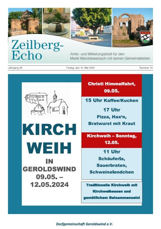 Titelseite Zeilberg Echo Nummer 10/ 2024